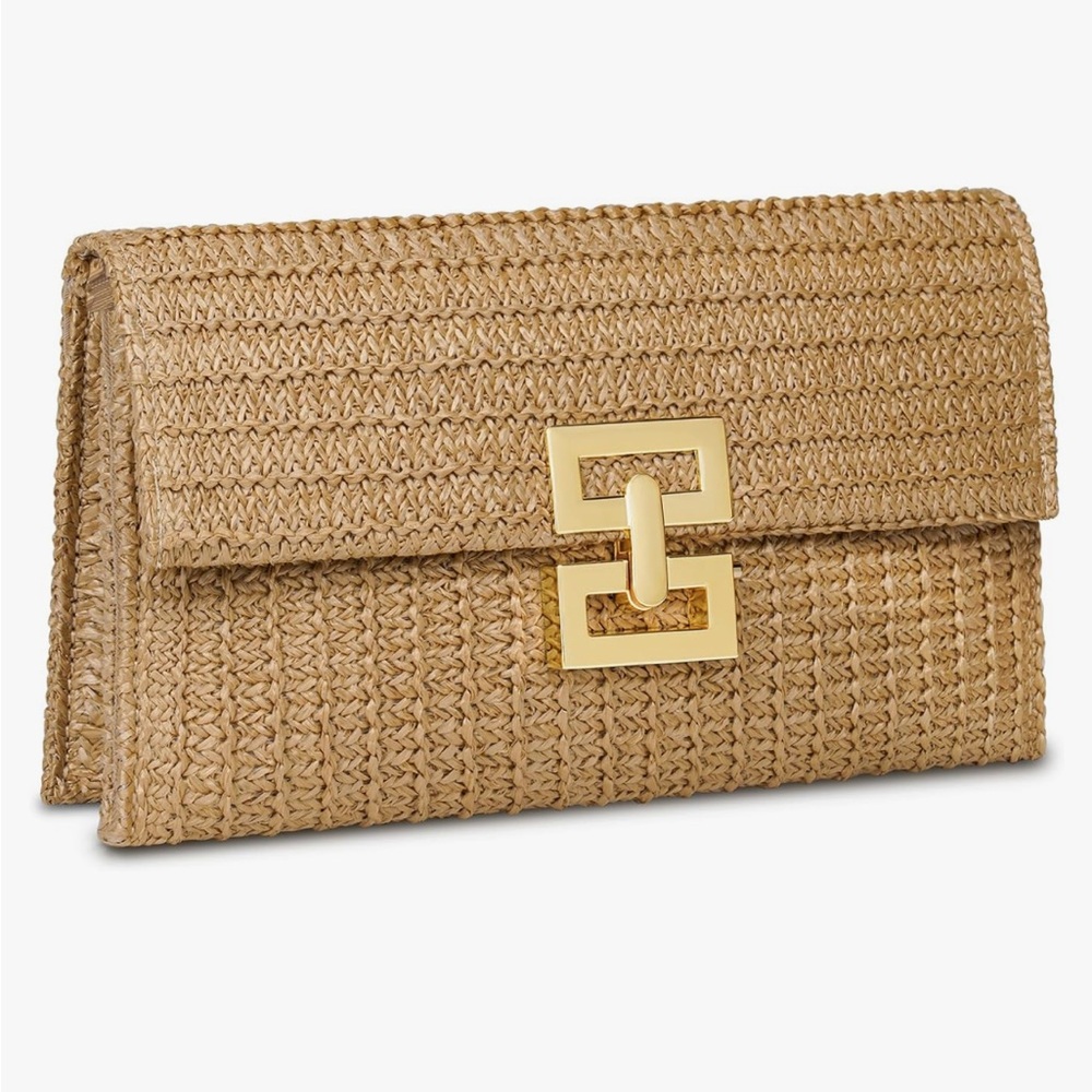 Straw Clutch Purse, Summer Vibes 😎☀️